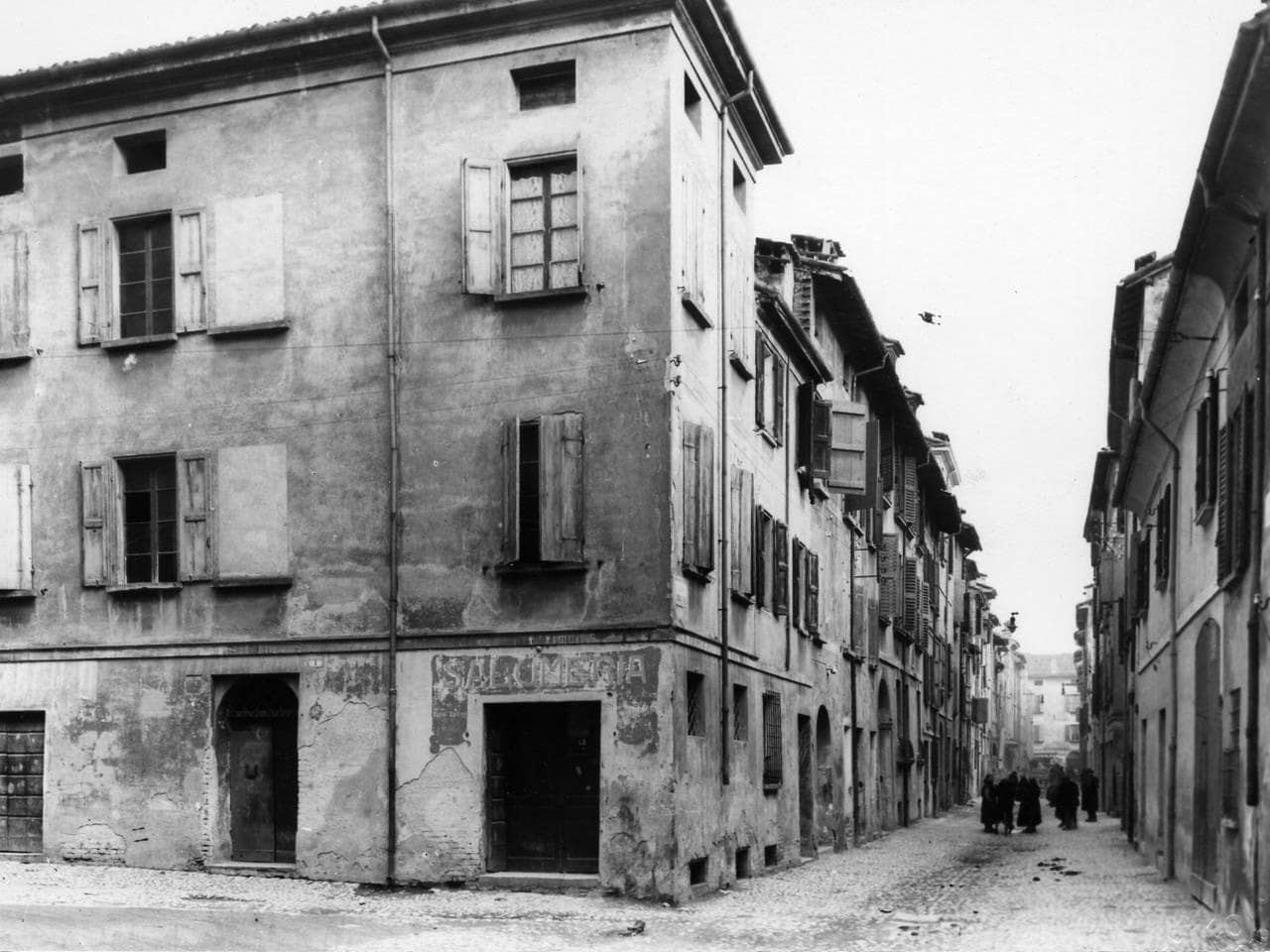 Via Borgo Emilio, 1920 Ca. Fototeca Biblioteca Panizzi